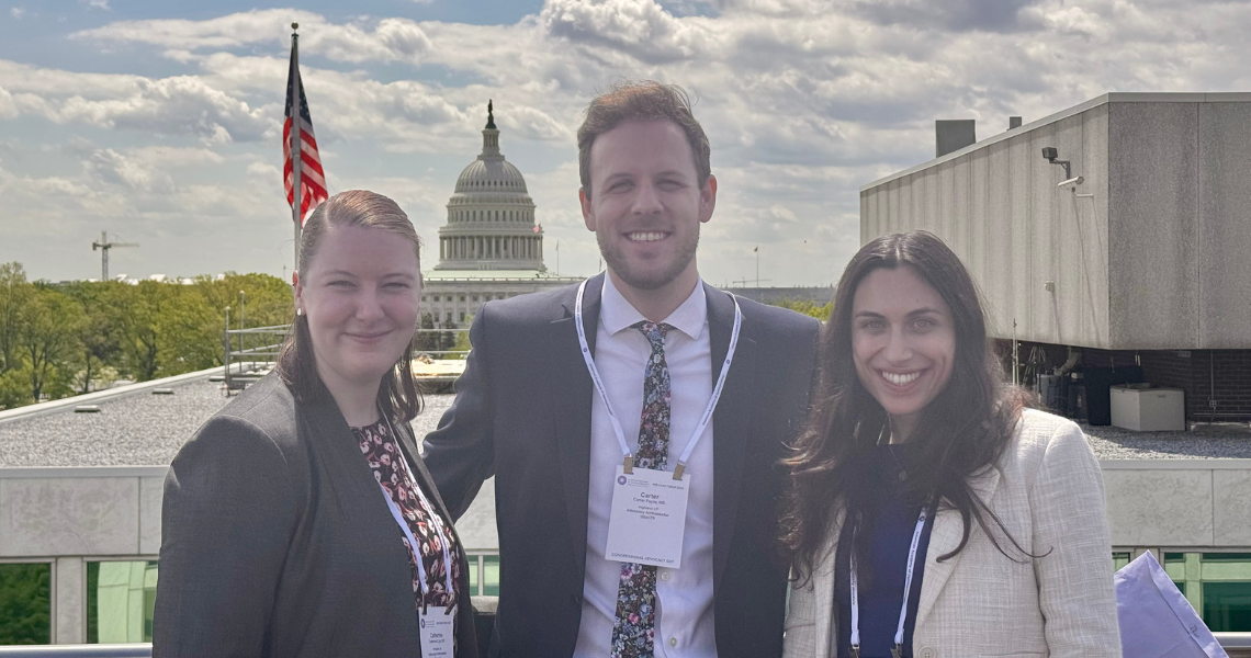 Residents participating in AAO Advocacy Day