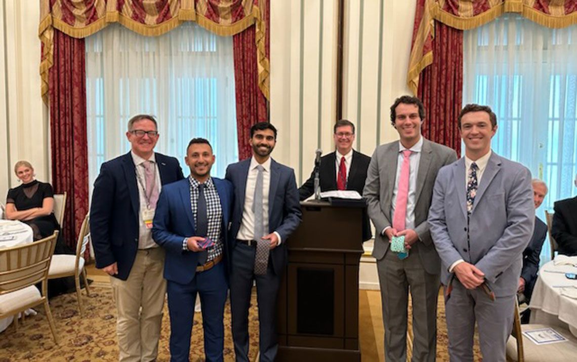Ophthalmology residents standing together